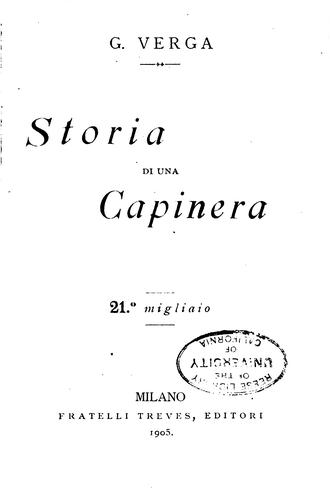 Storia di una capinera