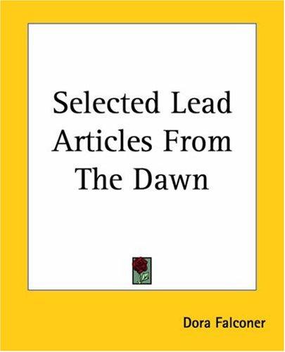 Selected Lead Articles from "THE DAWN"