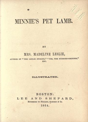 Minnie's Pet Lamb