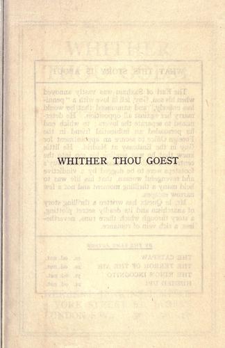 Whither Thou Goest