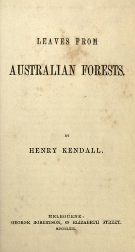 Leaves from Australian Forests