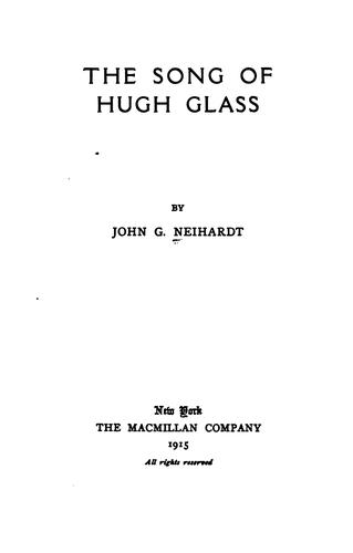 The Song of Hugh Glass