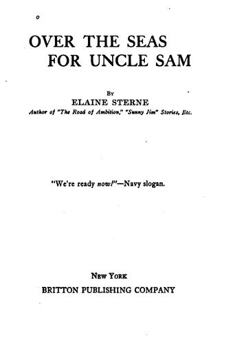 Over the Seas for Uncle Sam