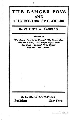 The Ranger Boys and the Border Smugglers