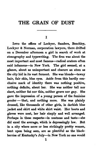 The Grain of Dust: A Novel