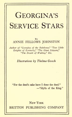 Georgina's Service Stars