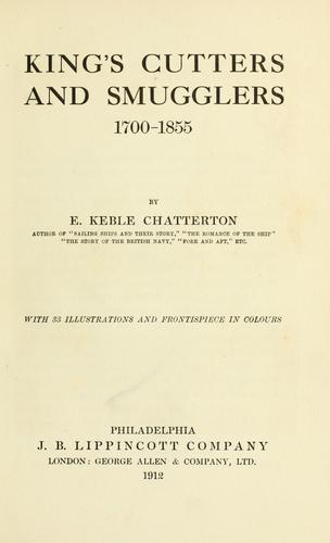 King's Cutters and Smugglers 1700-1855