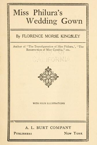 Miss Philura's Wedding Gown