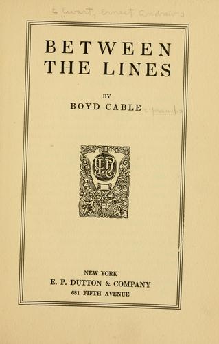 Between the Lines