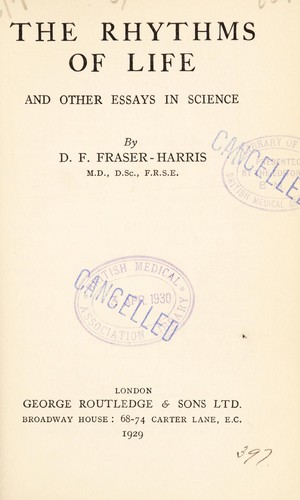 Rhythm of Life and Other Essays