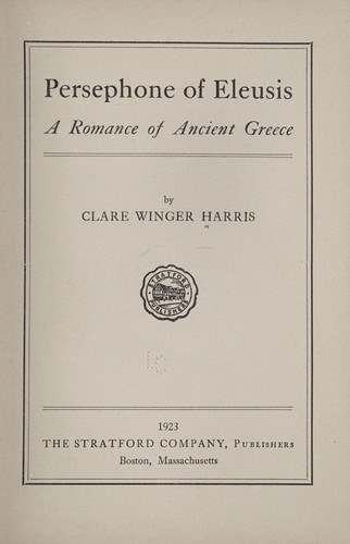 Persephone of Eleusis