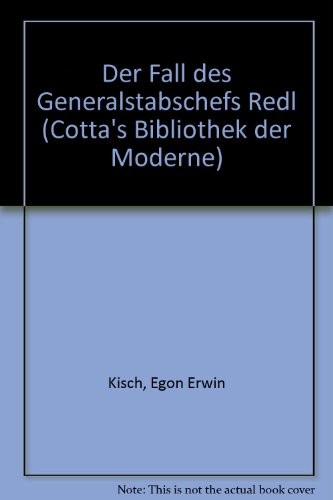 Fall des Generalstabschefs Redl