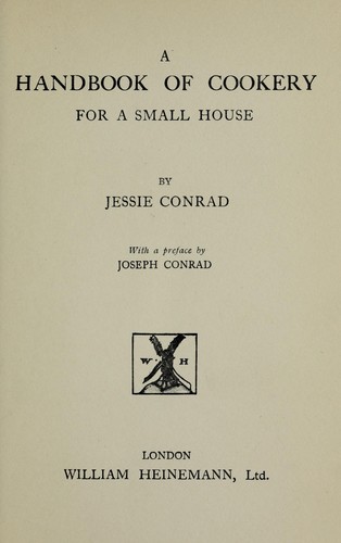 Handbook of Cookery for a Small House