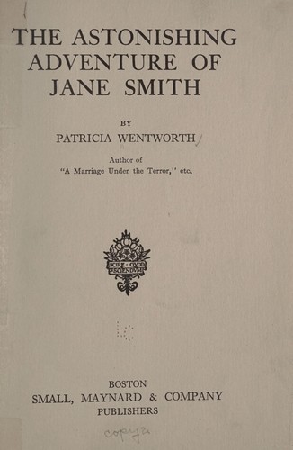 Astonishing Adventure of Jane Smith