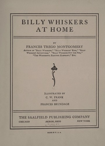 Billy Whiskers at Home