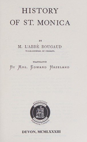 The Life of Saint Monica