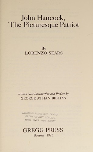 John Hancock: The Picturesque Patriot