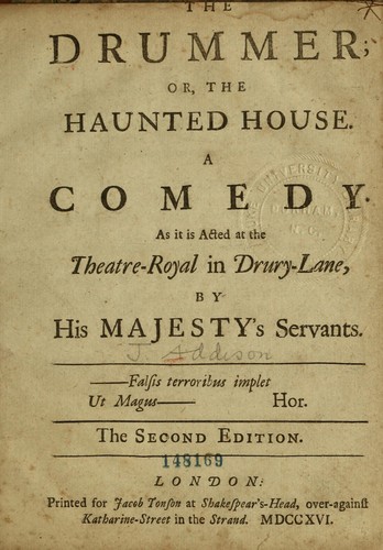 Drummer, or, The Haunted House