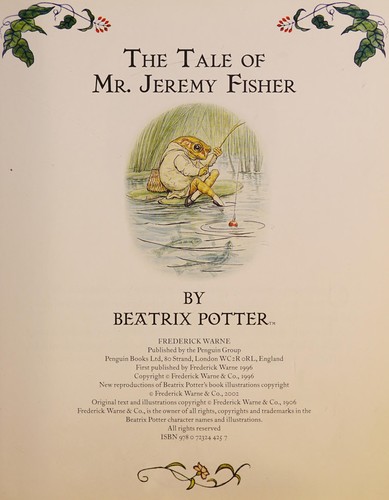 The Tale of Mr. Jeremy Fisher
