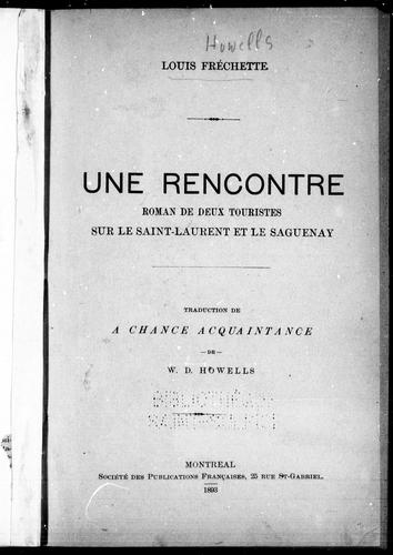 A Chance Acquaintance