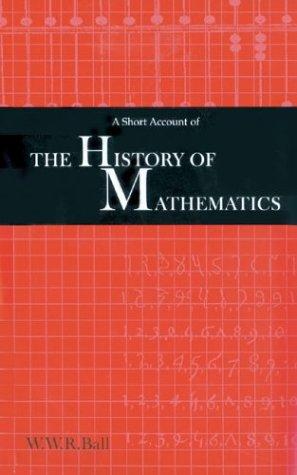 Short Account of the History of Mathematics