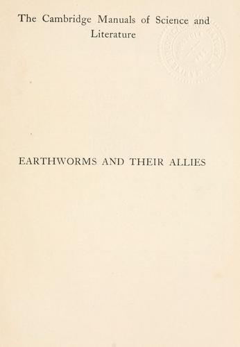 Earthworms and Their Allies
