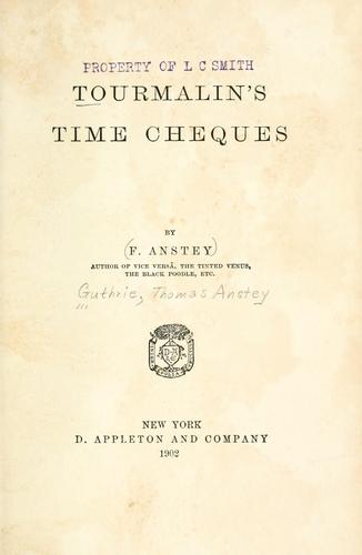Tourmalin’s Time Cheques