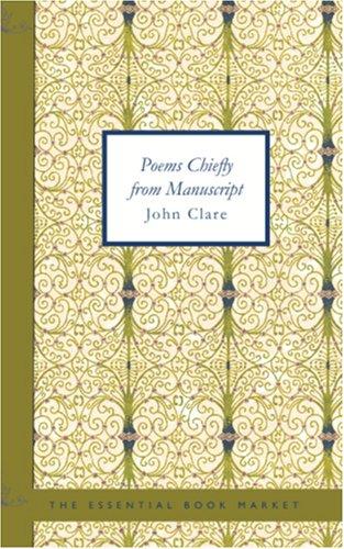 Poems Chiefly from Manuscript