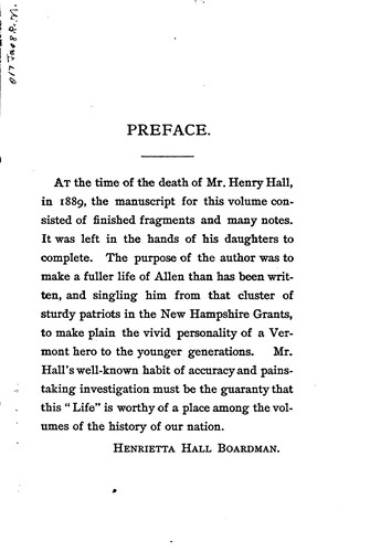 Ethan Allen The Robin Hood of Vermont