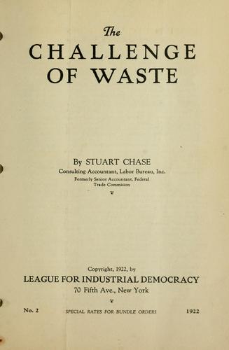 Challenge of Waste