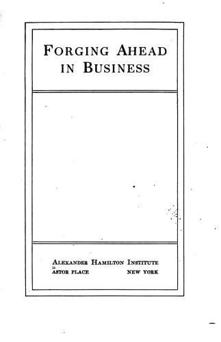 Forging Ahead in Business