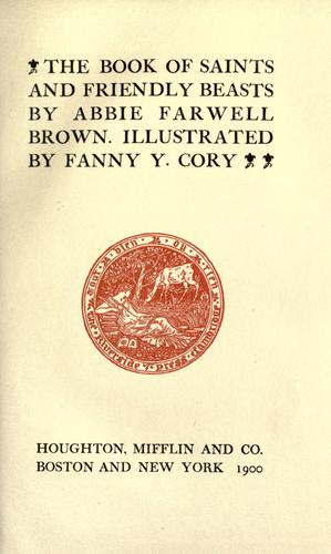 The Book of Saints and Friendly Beasts