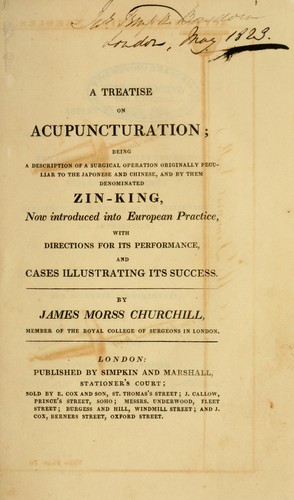 A Treatise on Acupuncturation