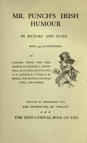 Mr. Punch's Irish Humour in Picture and Story