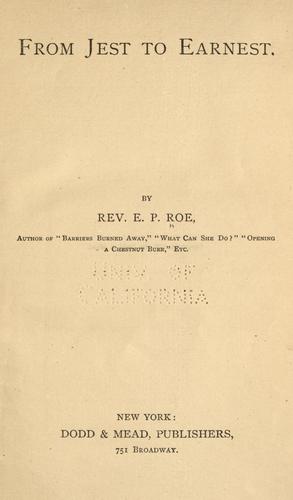 From Jest to Earnest