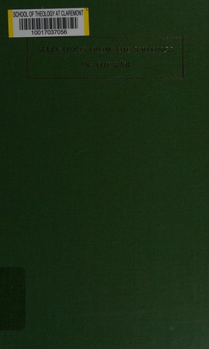 Selections From the Writings of the Báb