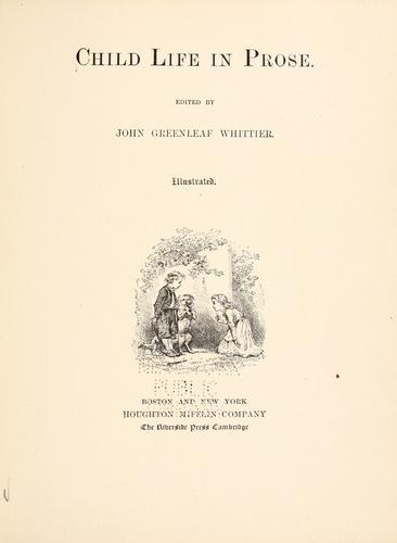 Child Life in Prose
