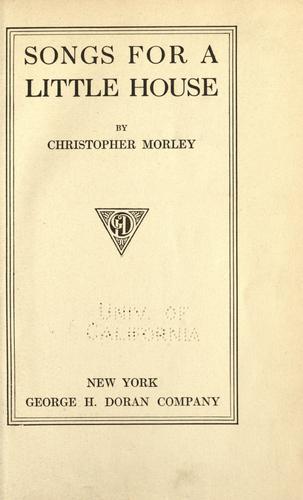 Songs for a Little House