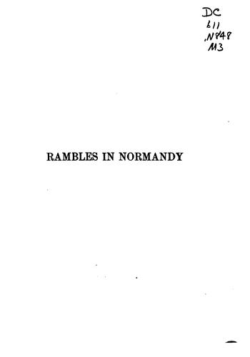 Rambles in Normandy