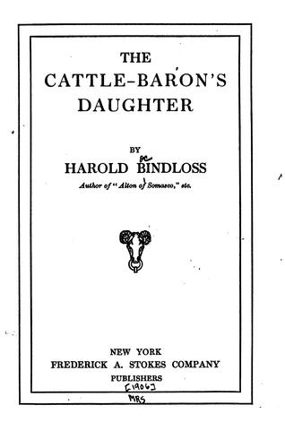 The Cattle-Baron's Daughter