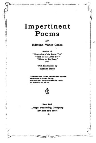 Impertinent Poems