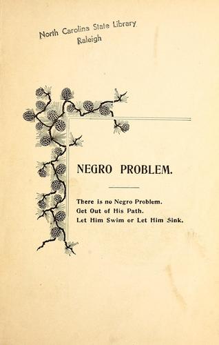 Negro Problem