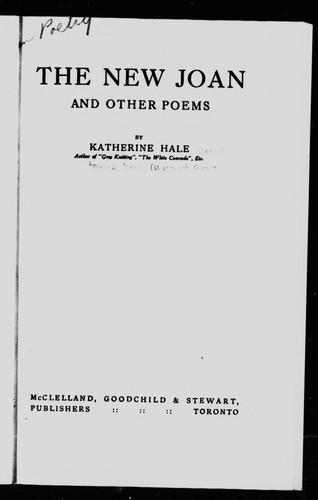 New Joan and Other Poems