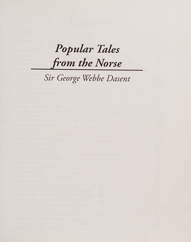 Popular Tales from the Norse