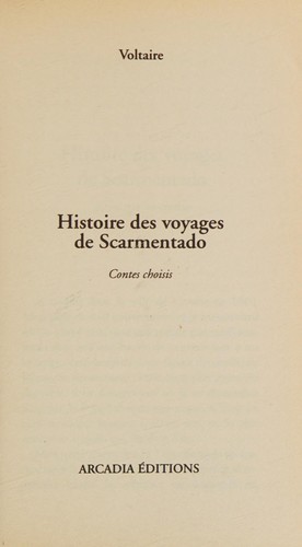 Histoire des voyages de Scarmentado