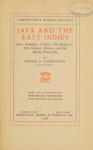 Java and the East Indies