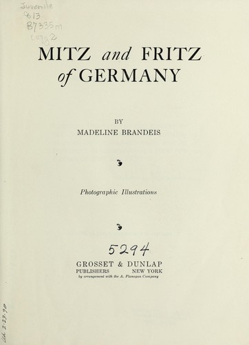 Mitz and Fritz of Germany