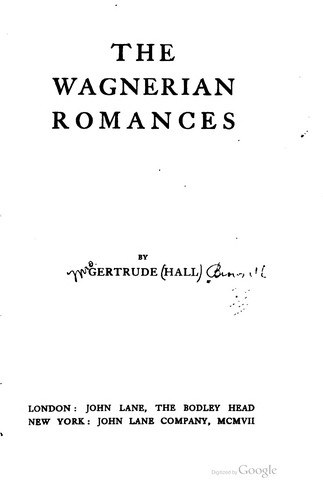 The Wagnerian Romances
