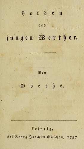 Leiden des jungen Werther