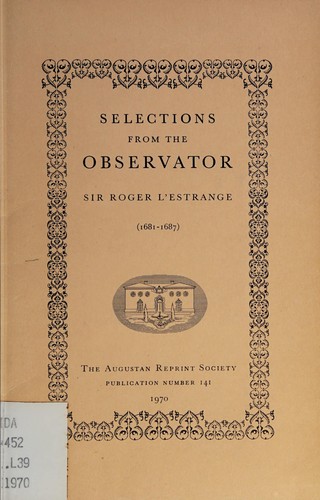 Selections from the Observator (1681-1687)